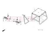 HONDA CR85R3 CB85R 2003 F-17 FOOTREST