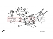 HONDA CR85R3 CB85R 2003 F-22 FRAME HOUSING