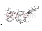 HONDA CR250RF CR250R 1985 E-1-1 CYLINDER / CYLINDER HEAD (2)