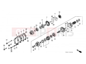 HONDA CR250RF CR250R 1985 E-4 WATER PUMP