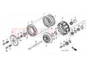 HONDA CR250RF CR250R 1985 E-6 CLUTCH
