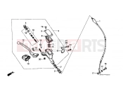 HONDA CR250RF CR250R 1985 F-2 FRONT BRAKE MASTER