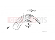 HONDA CR250RF CR250R 1985 F-4 FRONT FENDER