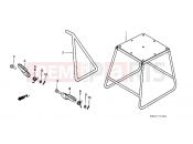 HONDA CR250RF CR250R 1985 F-15 SUPPORT / FOOTREST