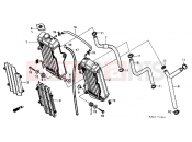 HONDA CR250RF CR250R 1985 F-19-1 RADIATOR (2)