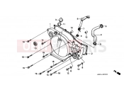 HONDA CR80RT CR80R 1996 E-2 RIGHT CRANKSHAFT COVER