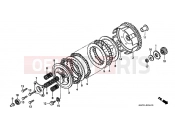 HONDA CR80RT CR80R 1996 E-4 CLUTCH