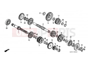HONDA CR80RT CR80R 1996 E-8 TRANSMISSION