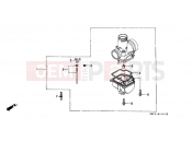 HONDA CR80RT CR80R 1996 E-11-1 CARBURETOR OPTIONAL PARTS KIT