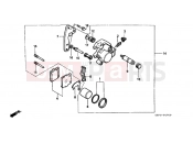 HONDA CR80RT CR80R 1996 F-7 FRONT BRAKE CALIPER