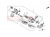 HONDA CR80RT CR80R 1996 F-9 REAR BRAKE CALIPER