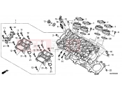 HONDA CBR1000RAE CBR1000RA 2014 E-2 CYLINDER HEAD