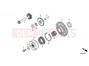 HONDA CBR1000RAE CBR1000RA 2014 E-9 CLUTCH COUPLING START