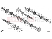 HONDA CBR1000RAE CBR1000RA 2014 E-17 TRANSMISSION