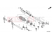 HONDA CBR1000RAE CBR1000RA 2014 E-19 TRANSMISSION DRUM