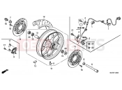 HONDA CBR1000RAE CBR1000RA 2014 F-14 FRONT WHEEL