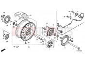 HONDA CBR1000RAE CBR1000RA 2014 F-19 REAR WHEEL