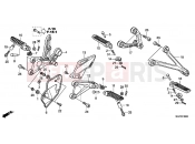 HONDA CBR1000RAE CBR1000RA 2014 F-30 FOOTREST