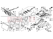 HONDA CBR1000RAE CBR1000RA 2014 F-36 REAR LAMP