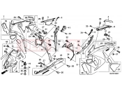HONDA CBR1000RAE CBR1000RA 2014 F-45 CENTRAL ENGINE HOUSING