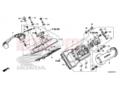 HONDA CTX1300E CTX1300 2014 E-1 VALVE COVER
