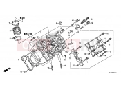 HONDA CTX1300E CTX1300 2014 E-2-1 LEFT CYLINDER HEAD