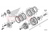 HONDA CTX1300E CTX1300 2014 E-8 CLUTCH