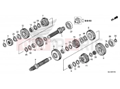HONDA CTX1300E CTX1300 2014 E-17 TRANSMISSION