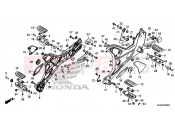 HONDA CTX1300E CTX1300 2014 F-30 FOOTREST
