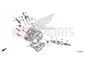 HONDA VT1300CXAF VT1300C 2015 E-2 FRONT CYLINDER HEAD