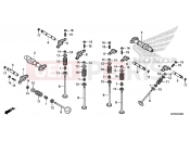 HONDA VT1300CXAF VT1300C 2015 E-3 CAMSHAFT / VALVE