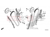 HONDA VT1300CXAF VT1300C 2015 E-4 TIMING CHAIN ​​/ TENSIONER