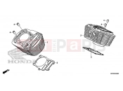 HONDA VT1300CXAF VT1300C 2015 E-5 CYLINDER