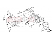 HONDA VT1300CXAF VT1300C 2015 E-6 RIGHT CRANKSHAFT COVER