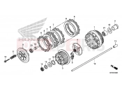 HONDA VT1300CXAF VT1300C 2015 E-8 CLUTCH