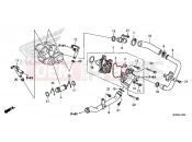 HONDA VT1300CXAF VT1300C 2015 E-12 WATER PUMP