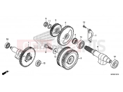HONDA VT1300CXAF VT1300C 2015 E-16-10 BALANCER
