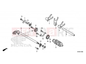 HONDA VT1300CXAF VT1300C 2015 E-19 TRANSMISSION DRUM