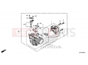 HONDA VT1300CXAF VT1300C 2015 E-23 THROTTLE HOUSING
