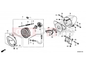 HONDA VT1300CXAF VT1300C 2015 F-1 HEADLIGHT