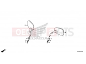 HONDA VT1300CXAF VT1300C 2015 F-3 MIRROR