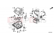 HONDA VT1300CXAF VT1300C 2015 F-5-20 ABS MODULATOR