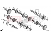 HONDA CTX700AF CTX700A 2015 TRANSMISSION E-18 (CTX700A)