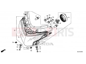 HONDA CTX700AF CTX700A 2015 F-1 HEADLIGHT