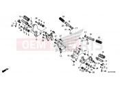HONDA CTX700AF CTX700A 2015 F-31 FOOTREST