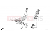 HONDA CTX700DF CTX700A 2015 F-10 STEERING WHEEL