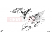 HONDA CTX700DF CTX700A 2015 F-25 SIDE COVER
