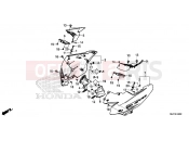 HONDA CTX700DF CTX700A 2015 F-44 ENGINE HOUSING