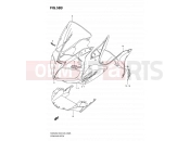 SUZUKI SV650SA L0 (2010) (E03,E28,E33) 58B - COWLING BODY (MODEL L0)