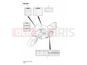 SUZUKI SV650SA L0 (2010) (E03,E28,E33) 60A - LABEL (MODEL L0)